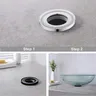 Rosace anneau finition bonde lavabo vasque poser disque… – vue 2