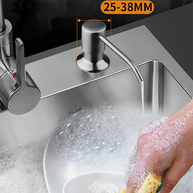 Distributeur savon liquide encastrable évier inoxydable… – vue 2
