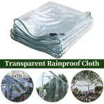 Gril imperméable en PVC transparent pour animaux de compagnie, couverture imperméable, jardin Tarli, balcon, serre, plantes, maintien au chaud, niche pour chien, 0.3mm