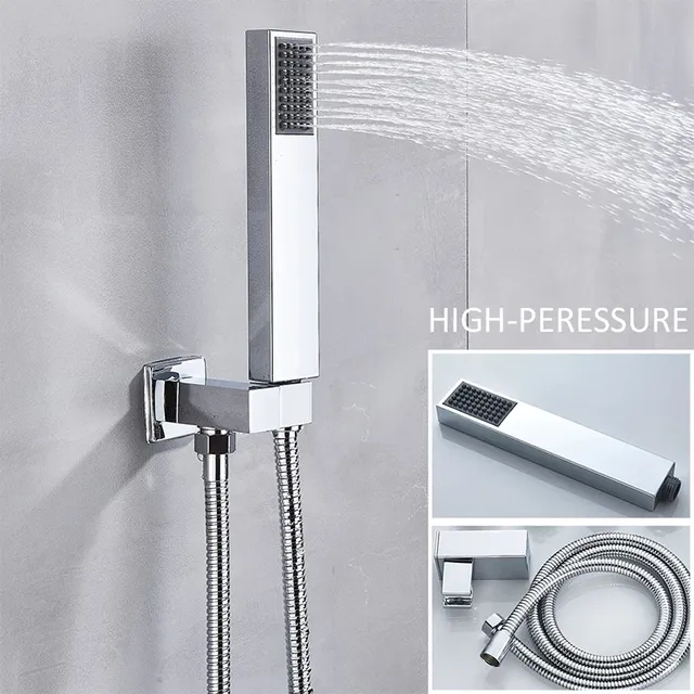 Ensemble de robinets de douche thermostatiques à montage… – vue 3