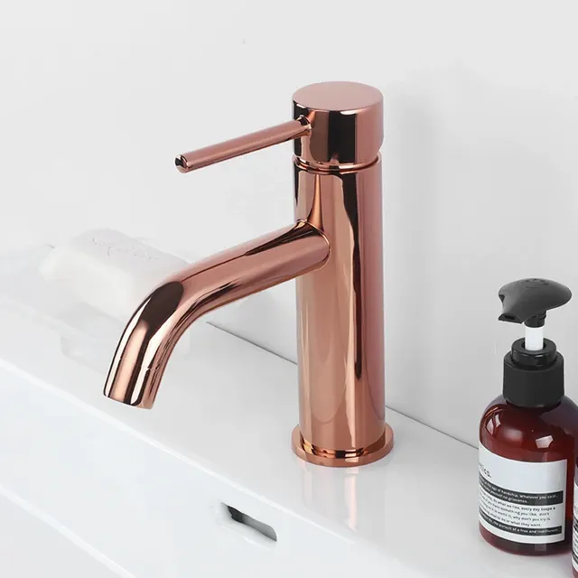 Robinet de lavabo de salle de bains blanc – vue 6