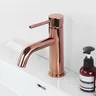 Robinet de lavabo de salle de bains blanc – vue 6