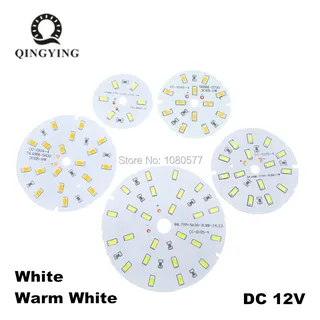 5 pièces DC 12V 3W 5W 7W 9W 12W 15W 30W 45W SMD5730 plaque de lampe…