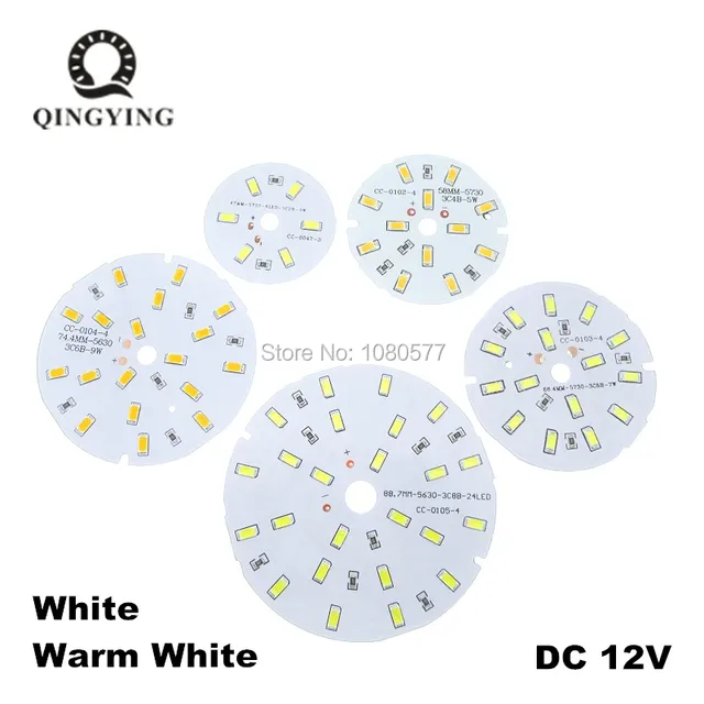 5 pièces DC 12V 3W 5W 7W 9W 12W 15W 30W 45W SMD5730…