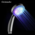 Pommeau de douche à LED, pluie, pulvérisateur, changement de couleur automatique, plusieurs capteurs, économie d&rsquo;eau, pour salle de bain
