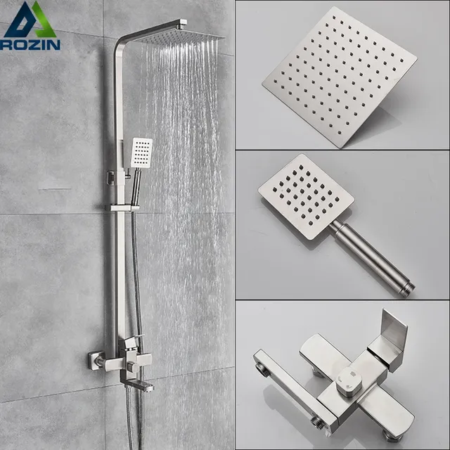 Mélangeurs de douche de luxe robinet Nickel brossé…