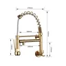 Robinet mural monocommande professionnel douchette… – vue 3