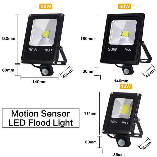 Capteur de mouvement LED projecteur étanche IP65… – vue 3