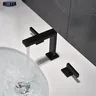 Robinet de lavabo à Double poignée en laiton massif 100% – vue 2