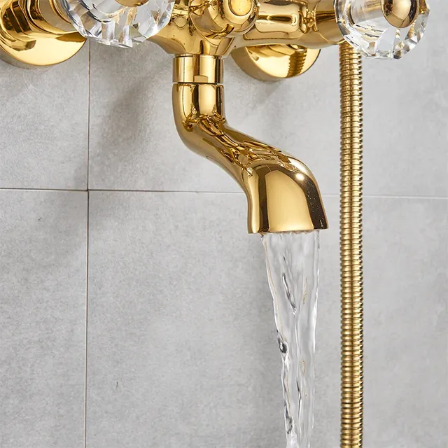 Robinet de baignoire en laiton – vue 3