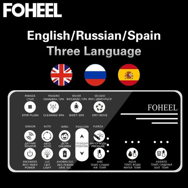 FOHEEL-Juste de siège de toilette intelligente – vue 4