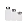 Bouteille pompe dissolvant vernis ongles plastique blanc… – vue 1