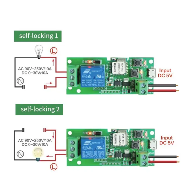 EWeLink-Commutateur Wifi DC 5V 12V 24V 32V – vue 4