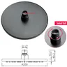 Système douche mural encastré contemporain noir mat… – vue 2