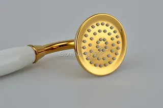 Pommeau de douche à main en laiton finition or PVD-TI