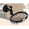 Ensemble de quincaillerie de bain mural noir moderne – vue 6