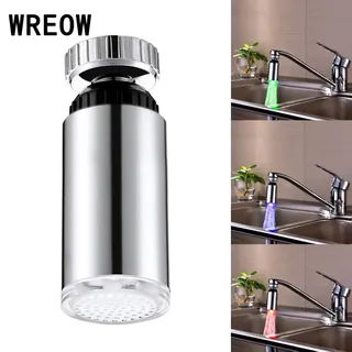 LED robinet d'eau lumière colorée changeante lueur pomme de douche…