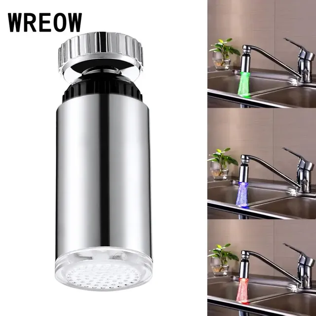 LED robinet d'eau lumière colorée changeante lueur pomme…