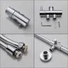 Colonne douche murale thermostatique chrome pluie plate… – vue 4