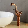 Robinet lavabo mitigeur vasque haut design cygne laiton… – vue 5