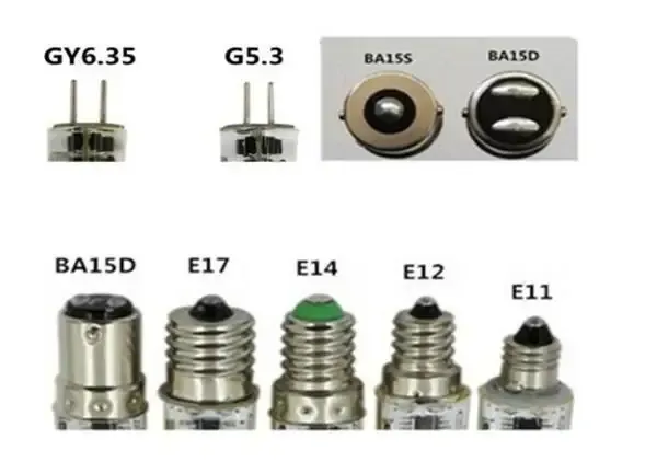 Led variable E14 110V E17 GY6.35 220V E14 110V B15 E14… – vue 5