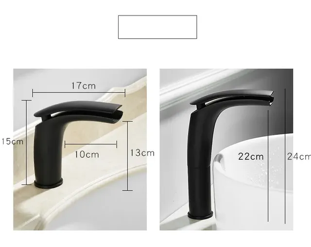 Robinet de lavabo en laiton massif – vue 6