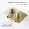 Bursh-Ensemble de douche thermostatique doré – vue 6