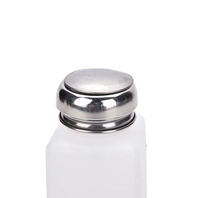 Bouteille pompe dissolvant vernis ongles plastique blanc… – vue 4