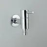 Robinet de lavabo mural en laiton massif – vue 5