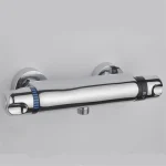 Plans de douche thermostatiques HOThermostatique Centre commercial Robinet Bain Thermostatique Assad Vanne Chrome Plans de baignoire XML-8829