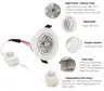 Downlight LED encastré à intensité variable 3W 4W 5W 7W… – vue 3