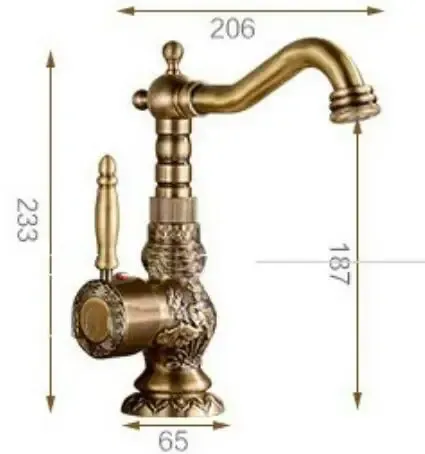 Robinets de lavabo Robinet de salle de bains en laiton… – vue 6