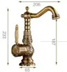 Robinets de lavabo Robinet de salle de bains en laiton… – vue 6