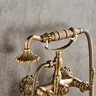 Robinet mitigeur de salle de bains en laiton Antique de… – vue 4