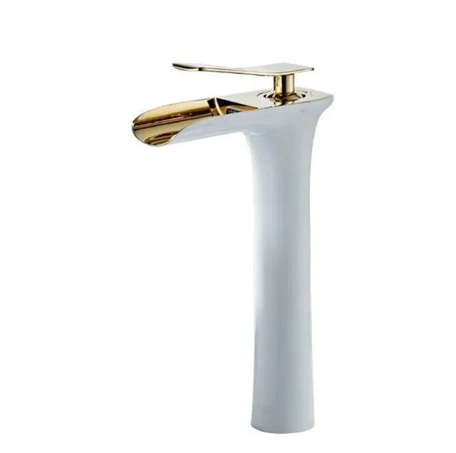 Robinets de lavabo robinet de salle de bains blanc… – vue 4