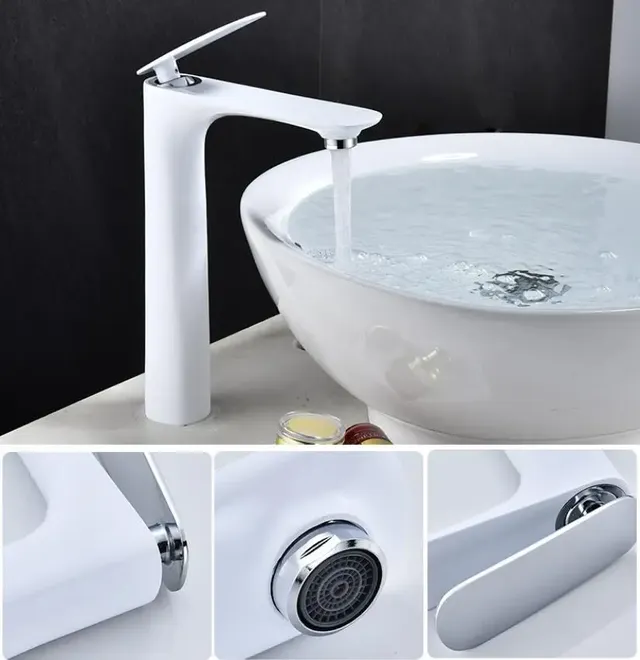 Robinet de salle de bain à poignée unique – vue 5