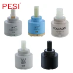 Accessoires de robinet mitigeur de robinet à cartouche en céramique 25mm / 35mm / 40mm, lavabo de cuisine, broche de douche, Base plate à Rotation libre.