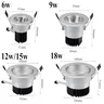 Dimmable LED Downlight COB Spot plafonnier AC85-265V 6W… – vue 6