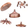 Pommeau douche effet pluie cuivre rouge…