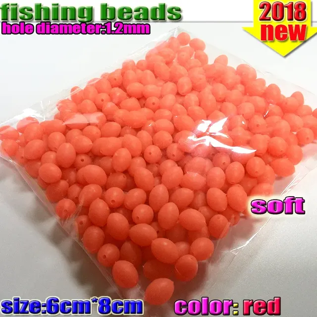Lot de 300 perles ovales lumineuses en plastique pour la… – vue 5