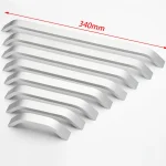 Poignée longue en aluminium de style moderne, grande poignée, bouton de porte d&rsquo;armoire, adapté pour chambre à coucher, Cisco, table, cuisine