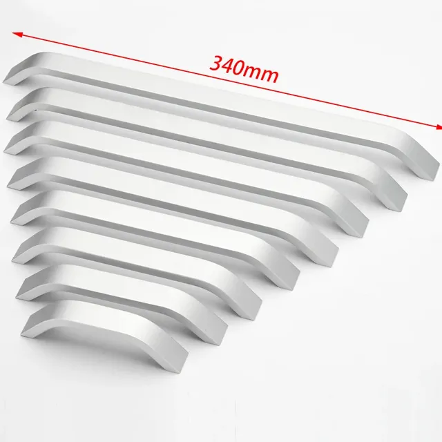 Poignée longue en aluminium de style moderne