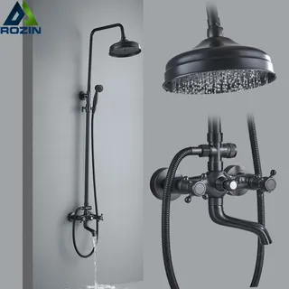 Robinet mitigeur de douche à pluie pour salle de bain