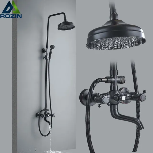 Robinet mitigeur de douche à pluie pour salle de bain