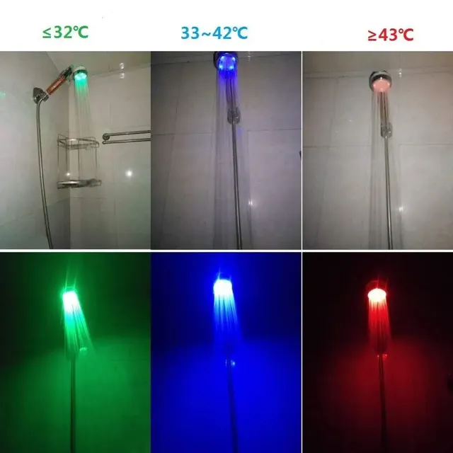 Pommeau de douche LED – vue 2