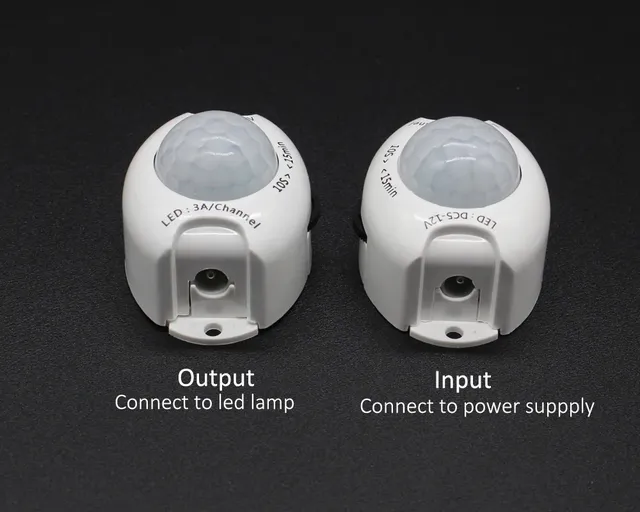 Capteur de mouvement interrupteur de lumière 5V 12V DC… – vue 5