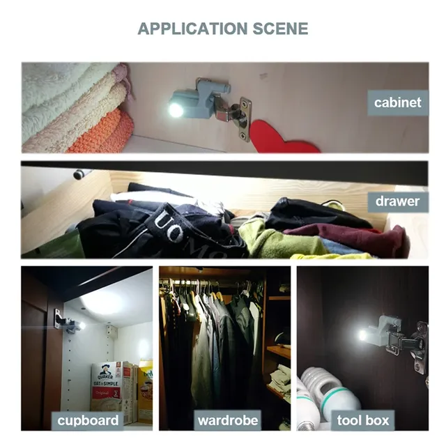 KAK charnière universelle lumière cuisine chambre salon… – vue 2