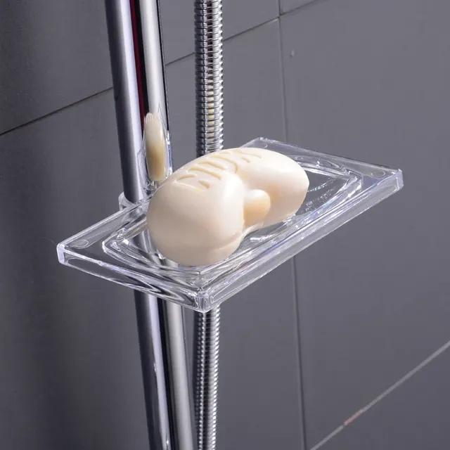 Barre coulissante de douche réglable avec porte-savon – vue 6