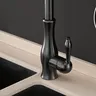 Robinets de cuisine argent poignée unique robinet de… – vue 4