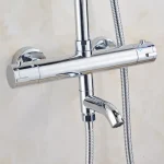 Robinet mitigeur thermostatique pour salle de bains, mitigeur de salle de bains chaud et froid, robinet de baignoire, robinets de douche thermostatiques NWT-8907